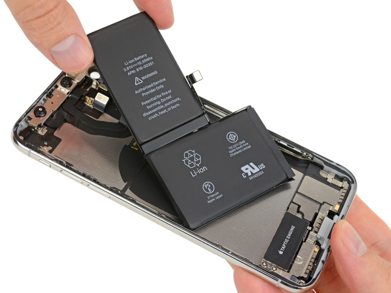 Apple iPhone X akkumulátor csere