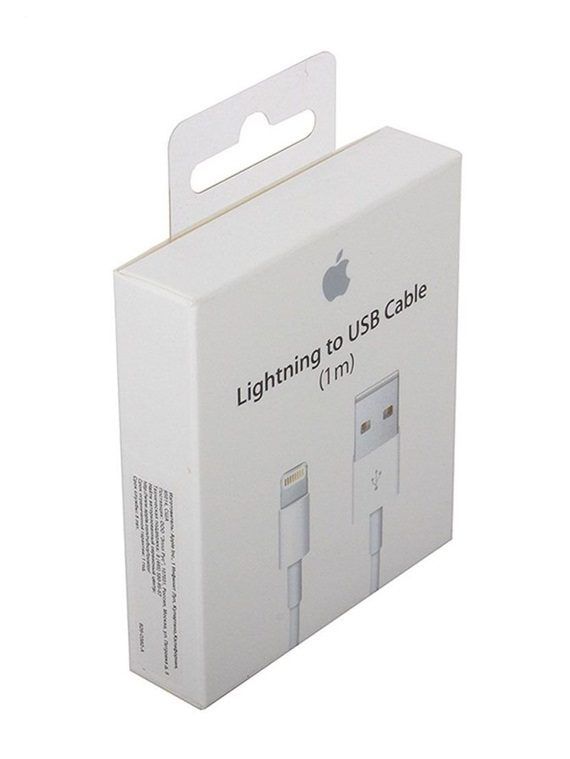 Apple gyári Lightning töltő és USB adatkábel 1m – MD818ZM (gyári dobozos)