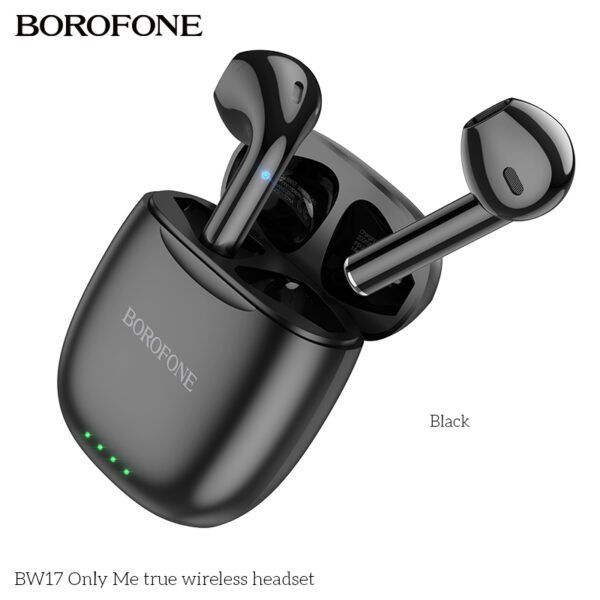 Borofone W17 bluetooth headset fekete